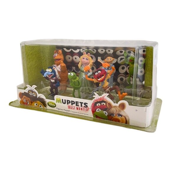 Disney Store Muppets Most Wanted Figure Playset Kermit Miss Piggy Gonzo Fozzie - Picture 3 of 6